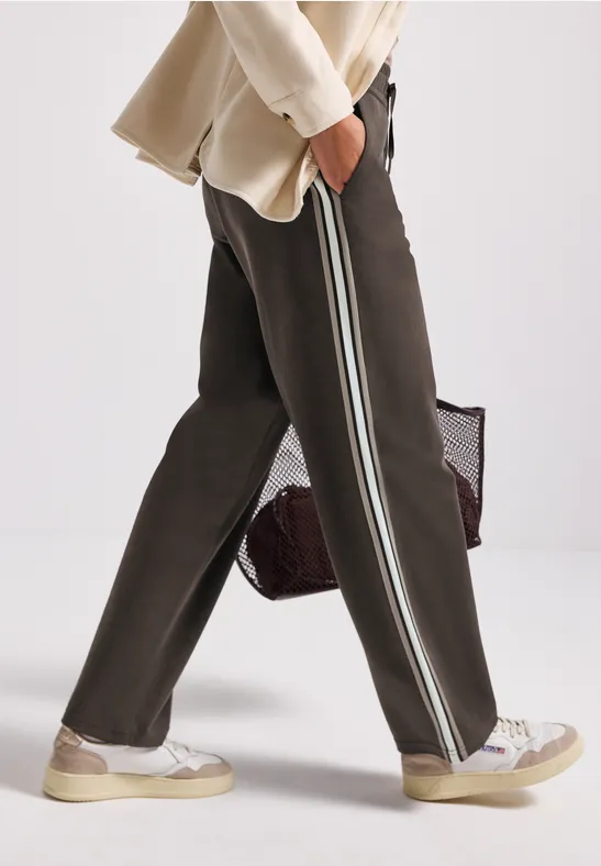 Hose mit Gallonstreifen deep roast brown