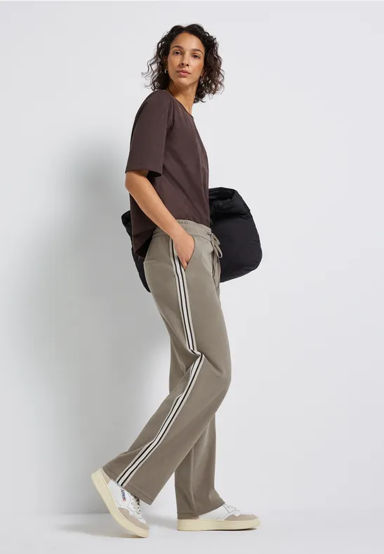 Hose mit Gallonstreifen bark brown