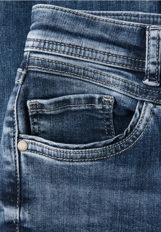Slim Fit Jeans indigo heavy washed
