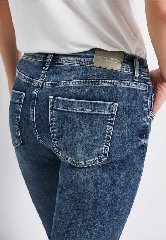 Slim Fit Jeans indigo heavy washed