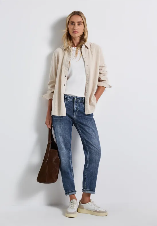 Loose Fit Jeans indigo heavy washed