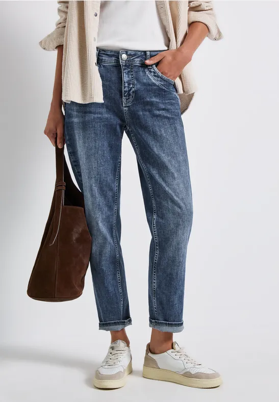 Loose Fit Jeans indigo heavy washed
