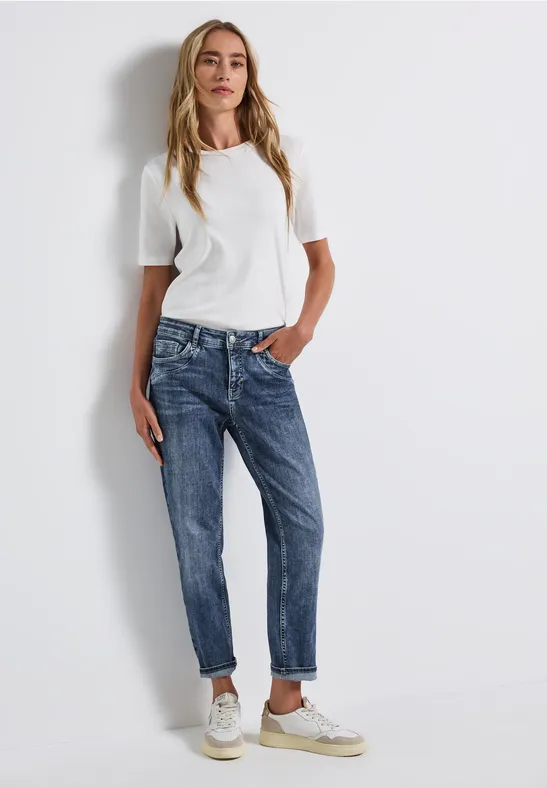 Loose Fit Jeans indigo heavy washed