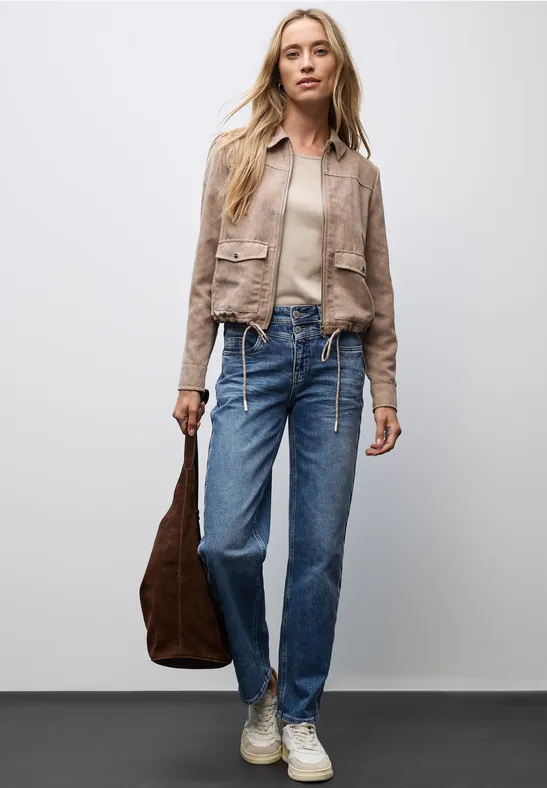 Jeans mit Gallonstreifen Medium Blue Authentic