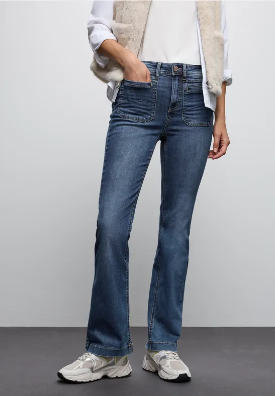 Bootcut Jeans Medium Blue Wash