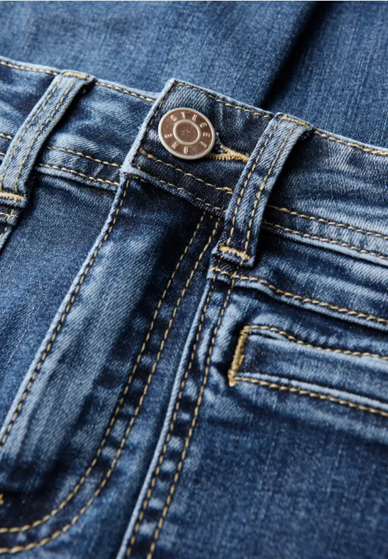 Bootcut Jeans Medium Blue Wash