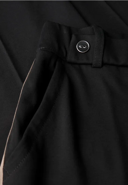 Straight Leg Hose Black