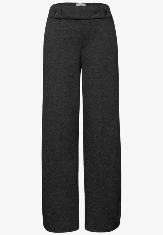 Straight Leg Hose mit Tape Black