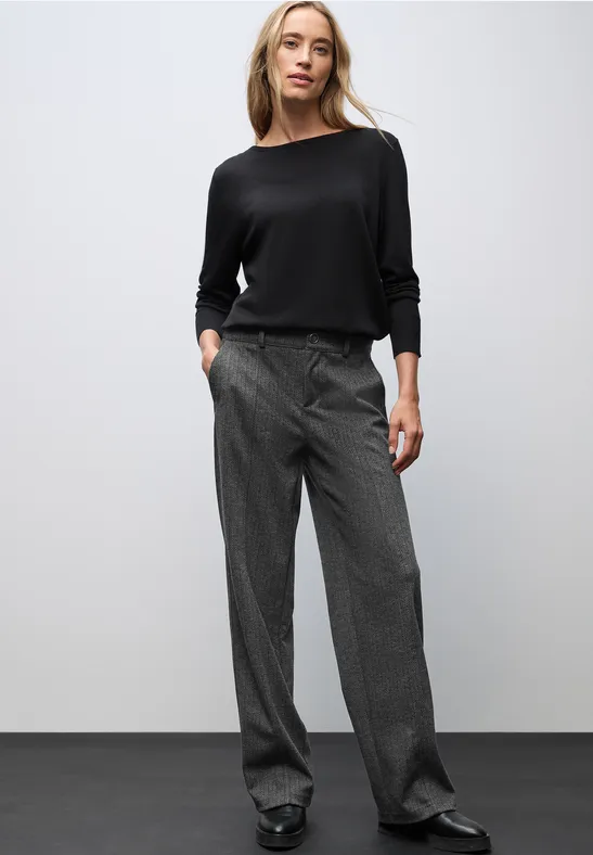 Straight Leg Hose Black