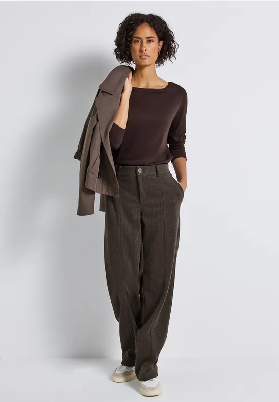 Straight Leg Hose deep roast brown