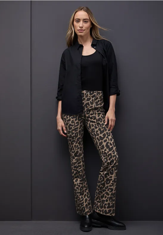 Leo Bootcut broek null