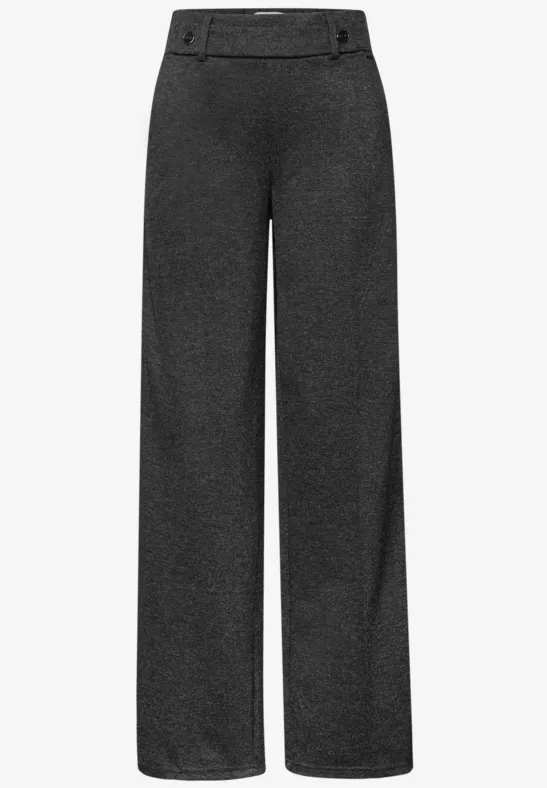 Straight Leg Melange Hose Black