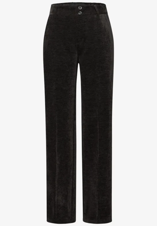Straight Leg Cordhose darkest brown