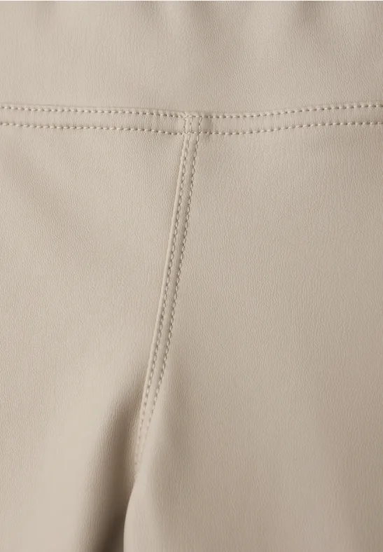 Leren legging dark moonstone sand
