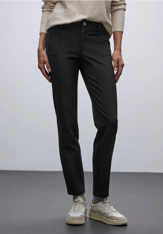 Casual Fit Hose Black