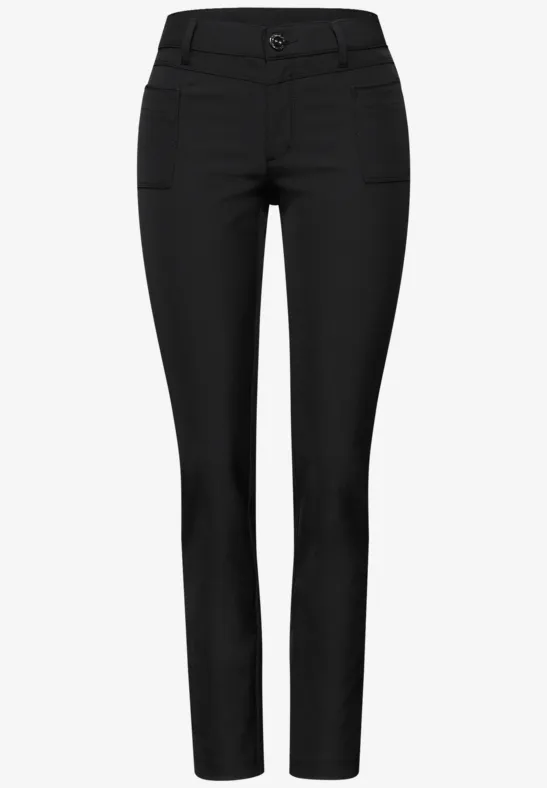 Casual Fit Hose Black