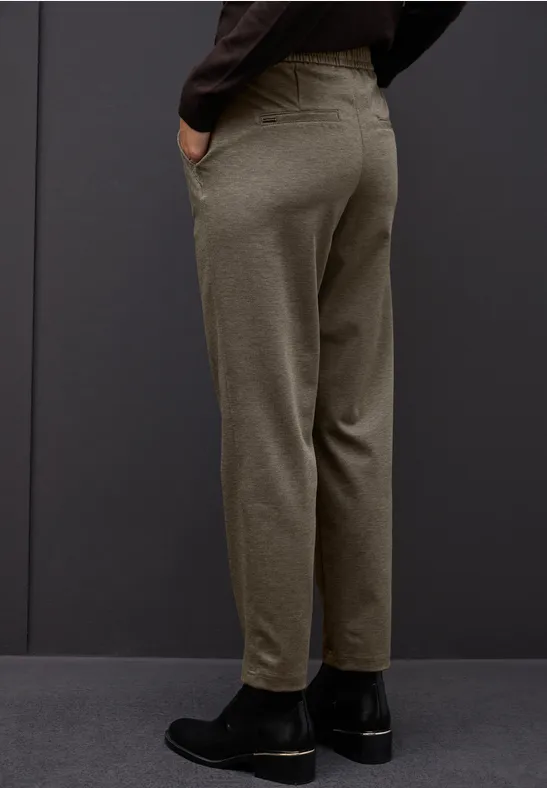 Pantalon chiné avec détail null
