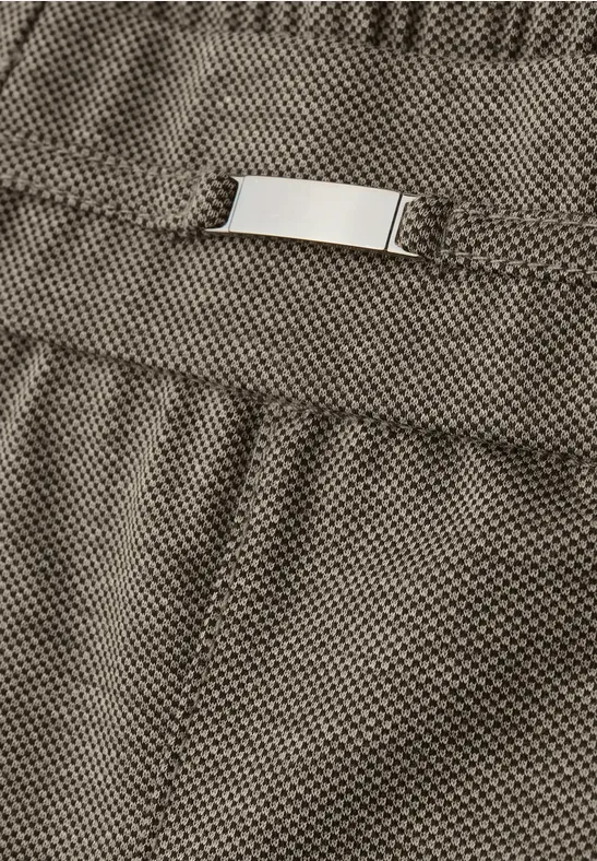 Pantalon chiné avec détail null