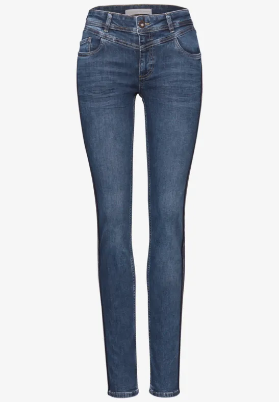 Casual Fit Jeans Medium Blue Soft washed