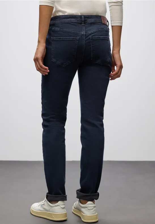Casual Fit Jeans Blue Black Washed