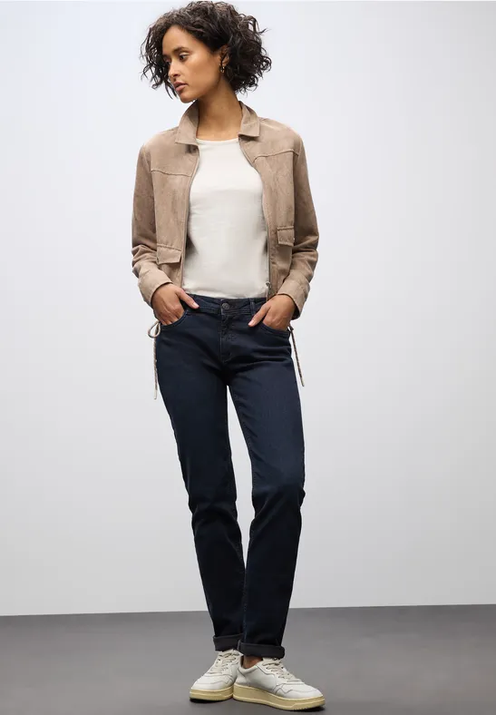 Casual Fit Jeans Blue Black Washed