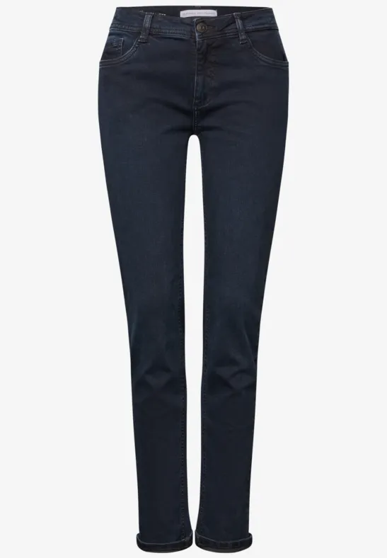 Casual Fit Jeans Blue Black Washed