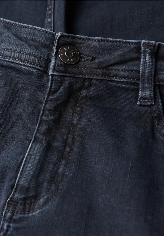Casual Fit Jeans Blue Black Washed