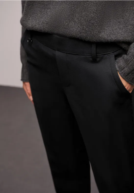 Chino met banddetail Black