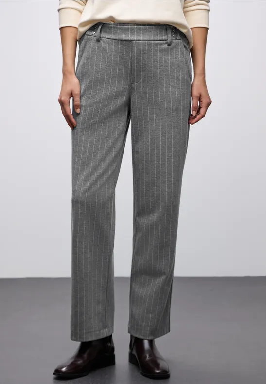 Straight Leg Hose dark pelican grey mel.