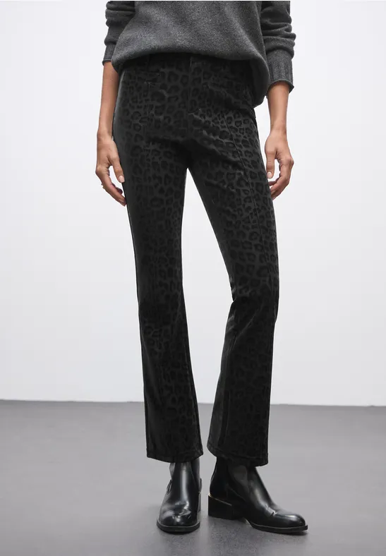 Leo Bootcut Hose Black