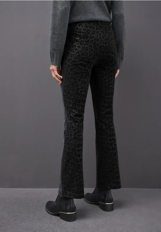 Leo Bootcut Hose Black