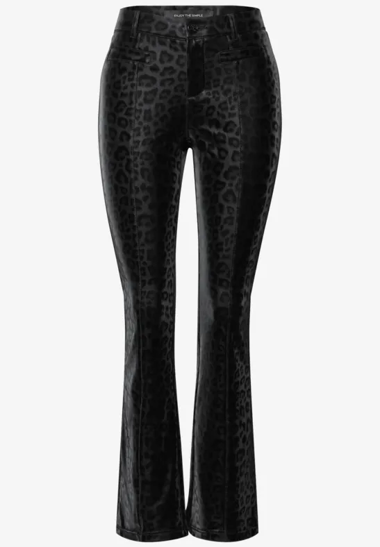 Leo Bootcut Hose Black