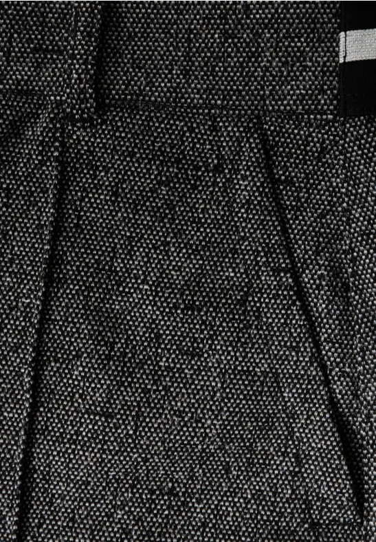Melange Jacquard Bermuda Black