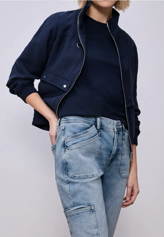 Jeans cargo Bleached Washed