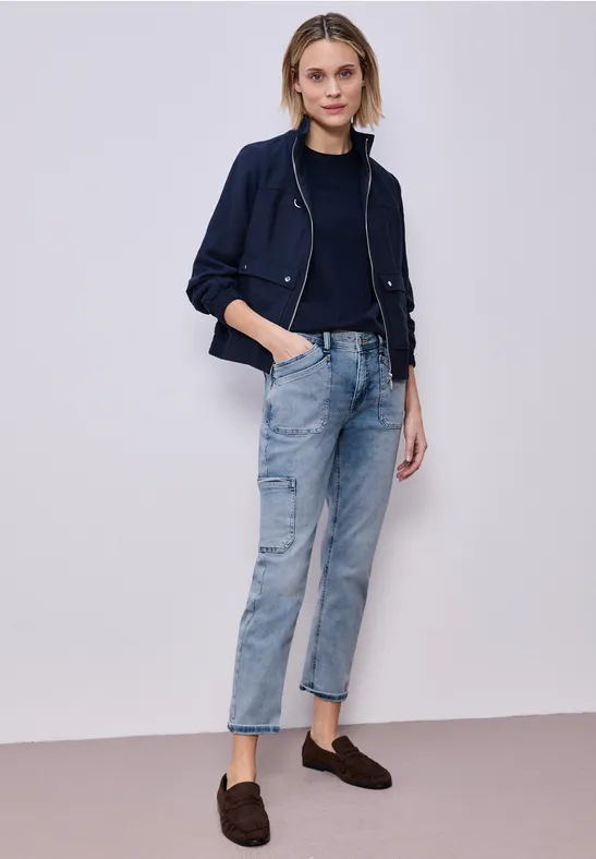 Jeans cargo Bleached Washed