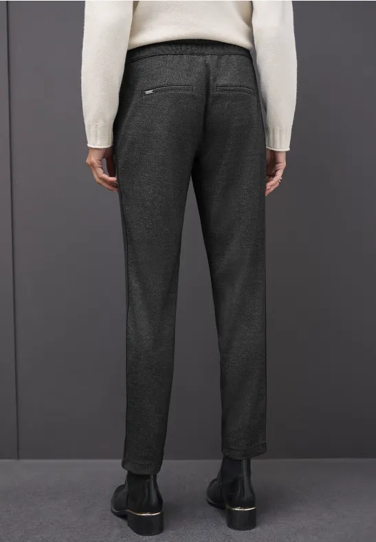 Broek met galonstrepen Black