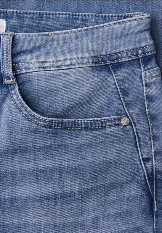 Jeansy z prostymi nogawkami Light Blue Wash