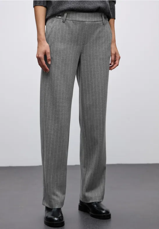 Straight Leg Hose dark pelican grey mel.