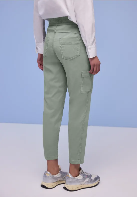 Joggpants Cargo dark mint green