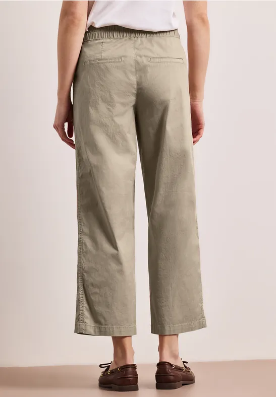 Pantalon Straight Legs en papertouchware cobble stone