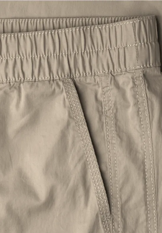 Pantalon Straight Legs en papertouchware cobble stone