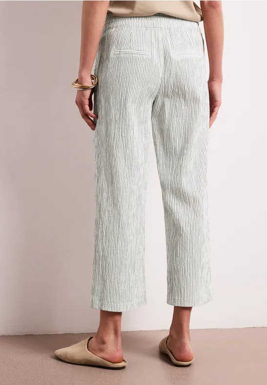 Gevormde broek Wide Legs off white