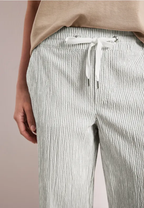 Gevormde broek Wide Legs off white