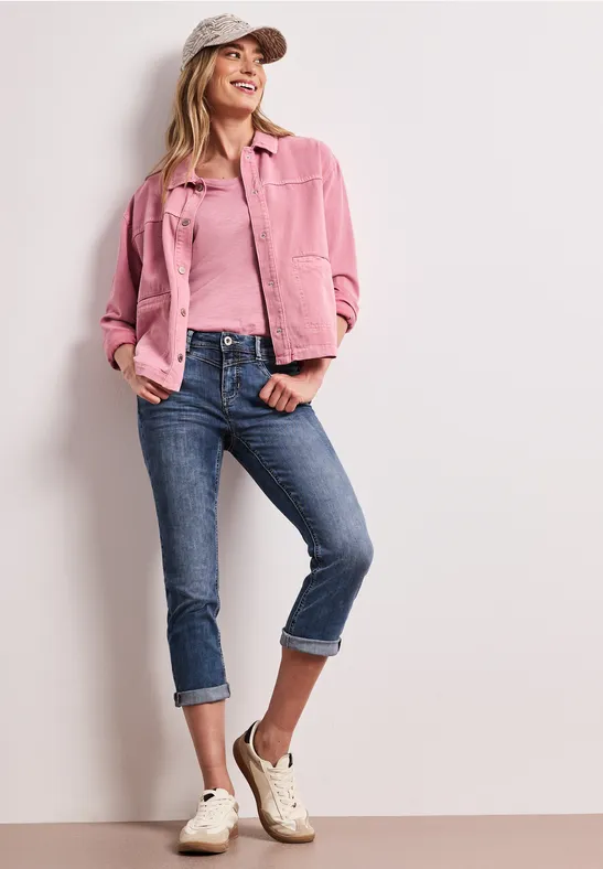 7/8 Slim Leg Jeans im Casual Fit authentic dark blue wash