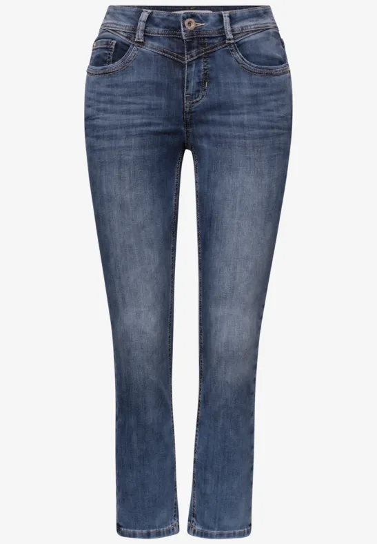 7/8 Slim Leg Jeans im Casual Fit authentic dark blue wash