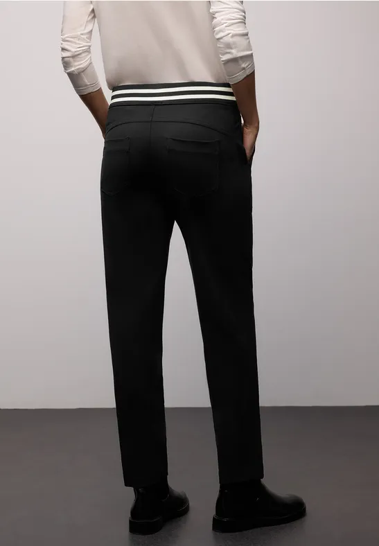 Loose Fit pantalon Black