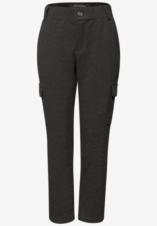 Houndstooth Cargo Hose rustic brown