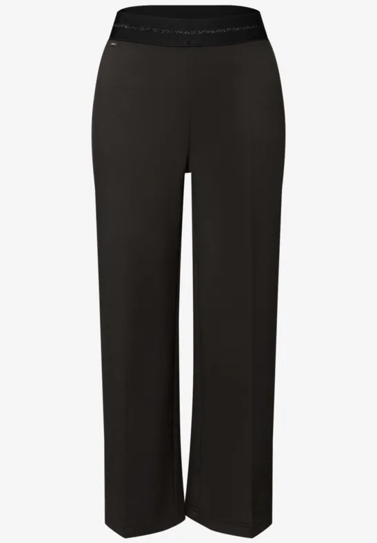 Wide Leg Hose darkest brown