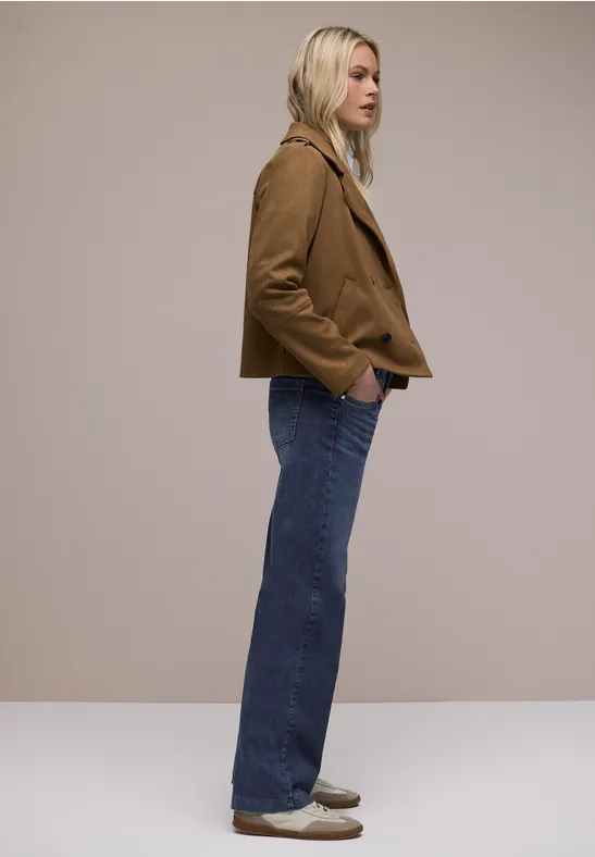 Wide Leg Jeans dark blue wash