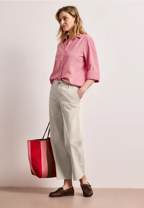 Straight Leg Chino im Casual Fit silkstone white